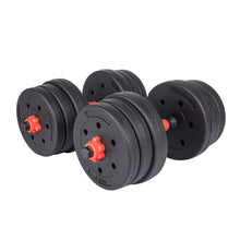Load image into Gallery viewer, 20KG VINYL BARBELL & DUMBBELL SET