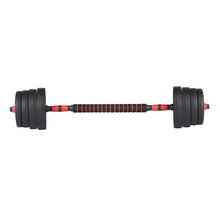 Load image into Gallery viewer, 30KG VINYL BARBELL & DUMBBELL SET