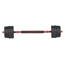 Load image into Gallery viewer, 40KG VINYL BARBELL & DUMBBELL SET