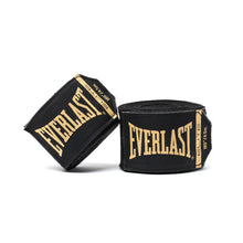 Load image into Gallery viewer, ELITE 180" HAND WRAPS - BLACK & GOLD