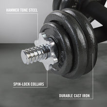 Load image into Gallery viewer, 20KG CAST IRON DUMBBELL SET