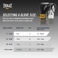 Load image into Gallery viewer, 1910 PRO SPARRING LACED LEATHER TRAINING GLOVES - BLACK & WHITE