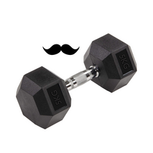 Load image into Gallery viewer, 5KG RUBBER HEX DUMBBELL
