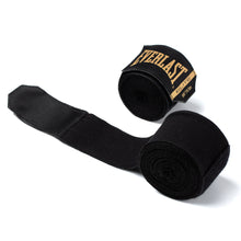 Load image into Gallery viewer, ELITE 180&#39;&#39; HAND WRAPS - BLACK &amp; GOLD
