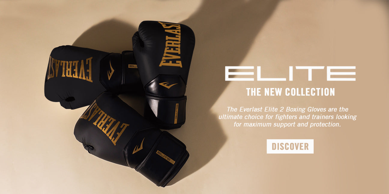 Everlast ELITE2 Pro Hi Top - Black/Gold - MMA Factory
