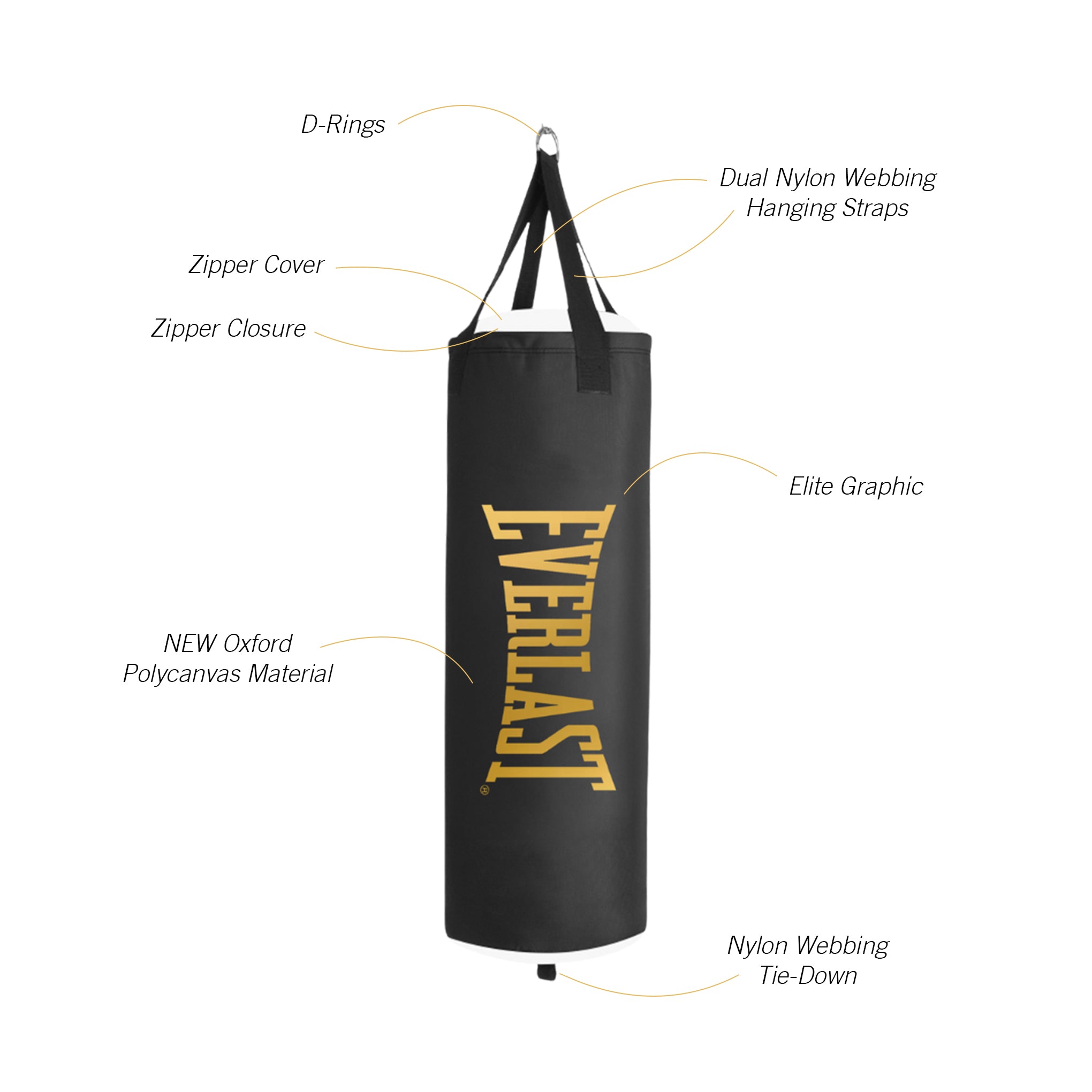 Everlast Long Kickboxing Bag Everlast Elite 9