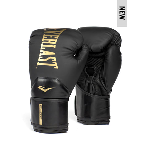 ELITE CARDIO BOXING GLOVES - BLACK & GOLD