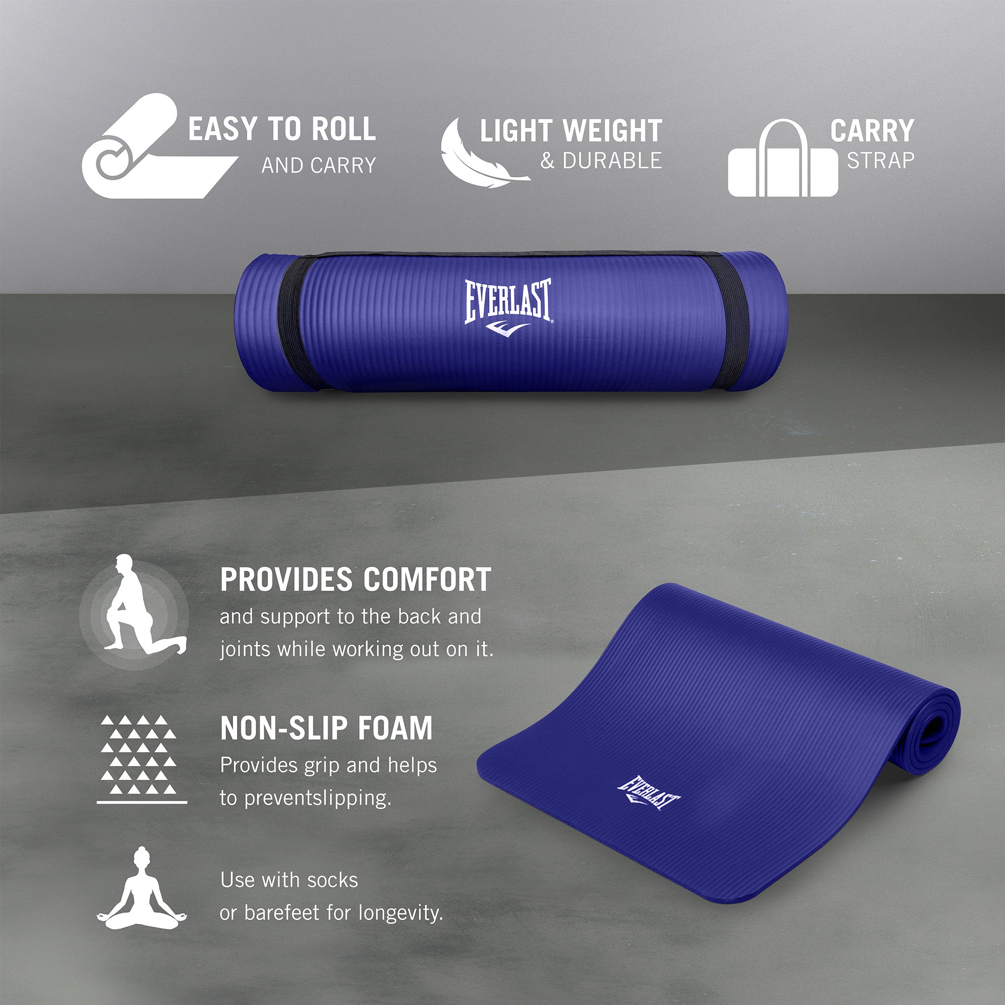 NBR Yoga Mat 12mm