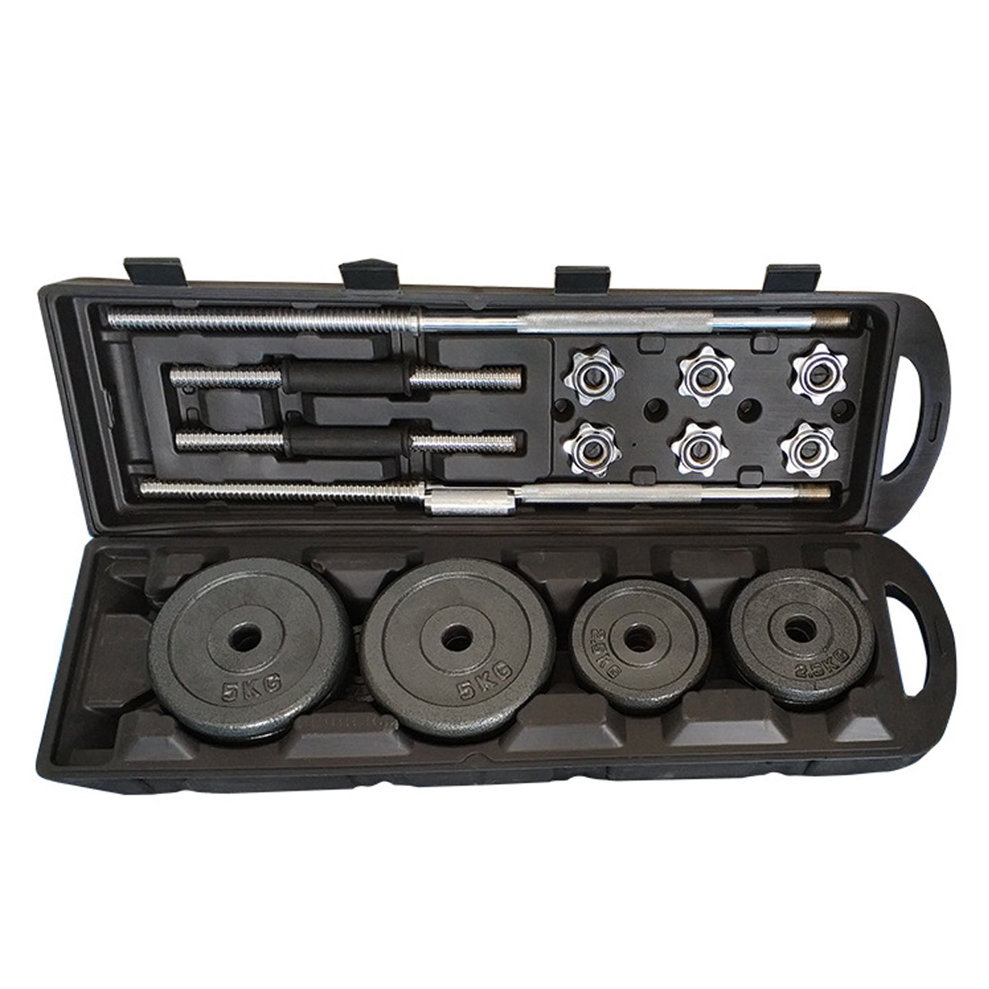 Cast Iron Weight Set With Bar And Bench Everlast 50KG Cast Iron