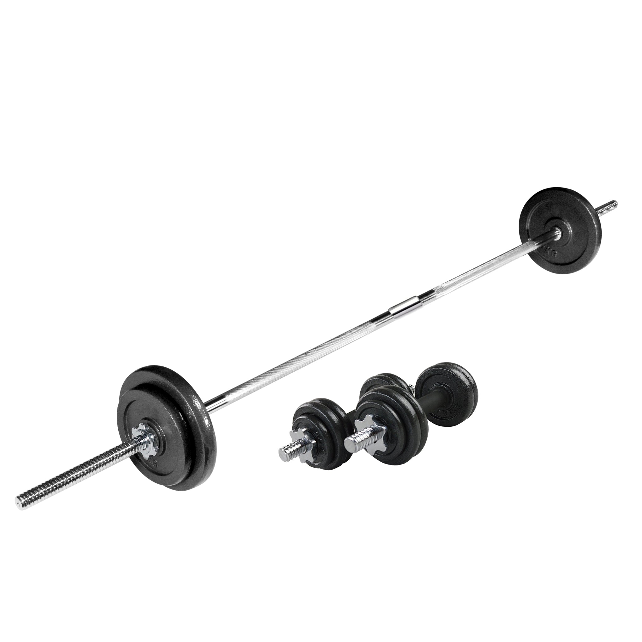 Strength Training Everlast Dumbbell Plates Everlast 50KG Cast Iron