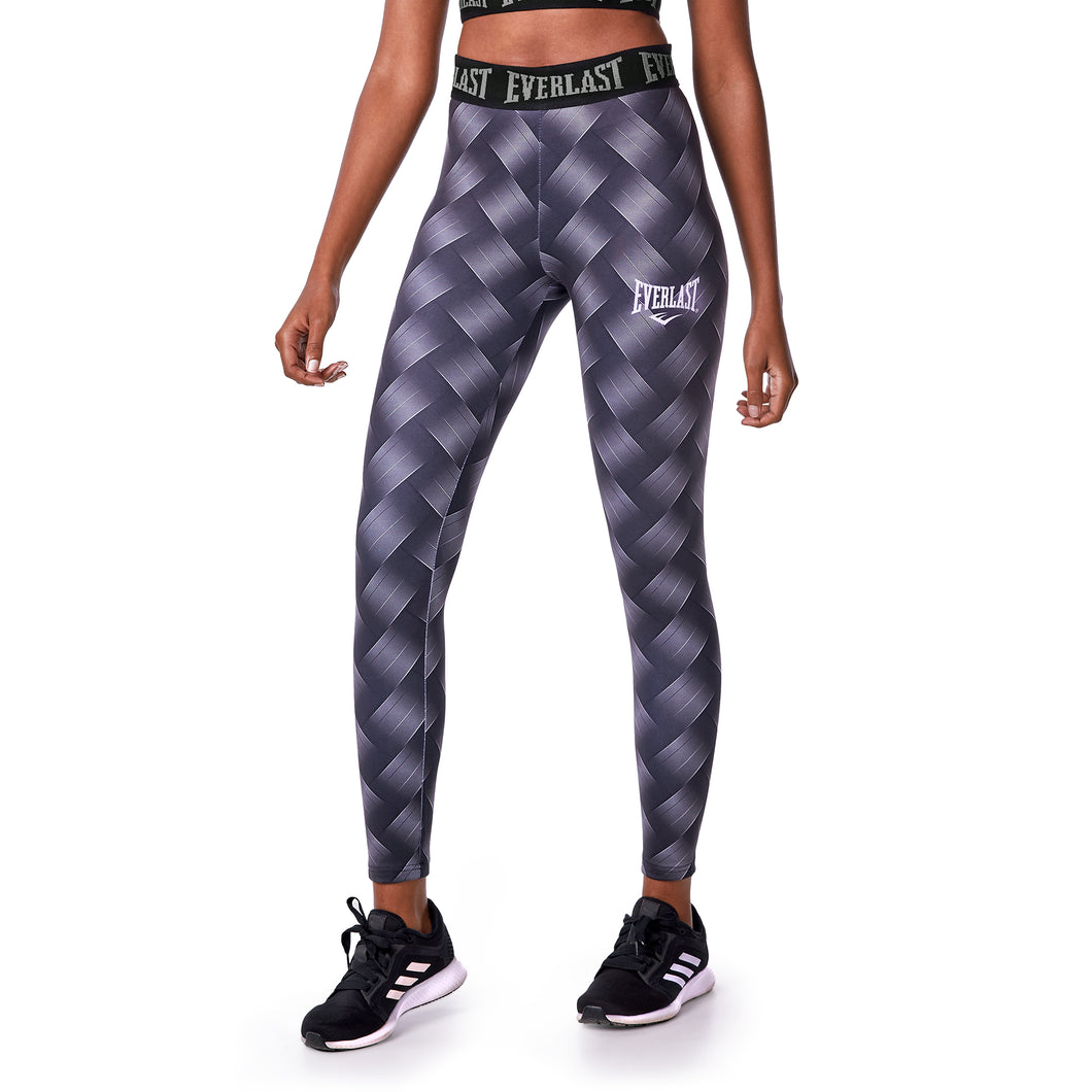 LADIES FULL LEGGINGS - CARBON PRINT – Everlast South Africa