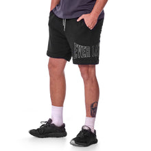 Load image into Gallery viewer, MENS FLEECE SHORTS - BLACK
